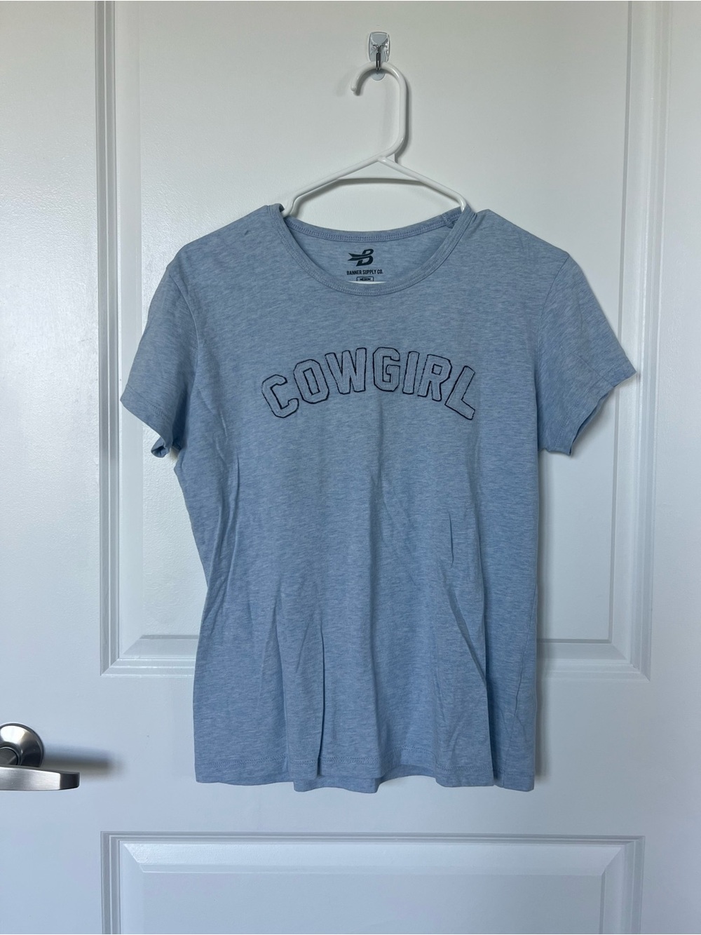 New Balance Light Blue Logo Tee